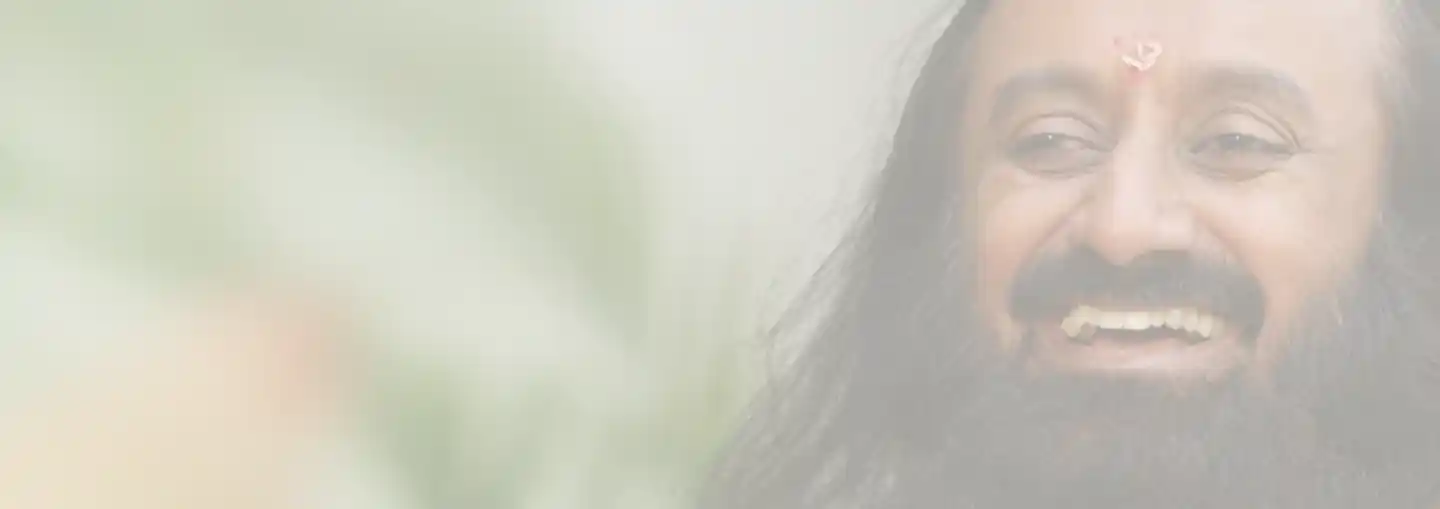 Учете се от философа-визионер, Гурудев Шри Шри Рави Шанкар