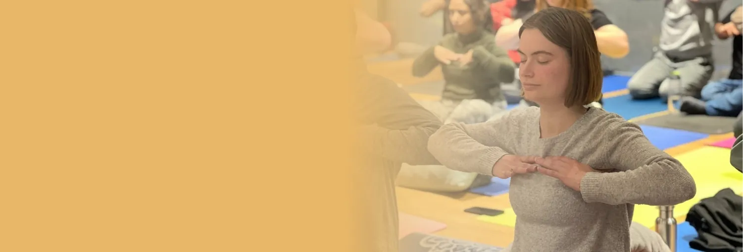 Experimente o poder do trabalho de respiração, do ioga, da meditação e do silêncio!